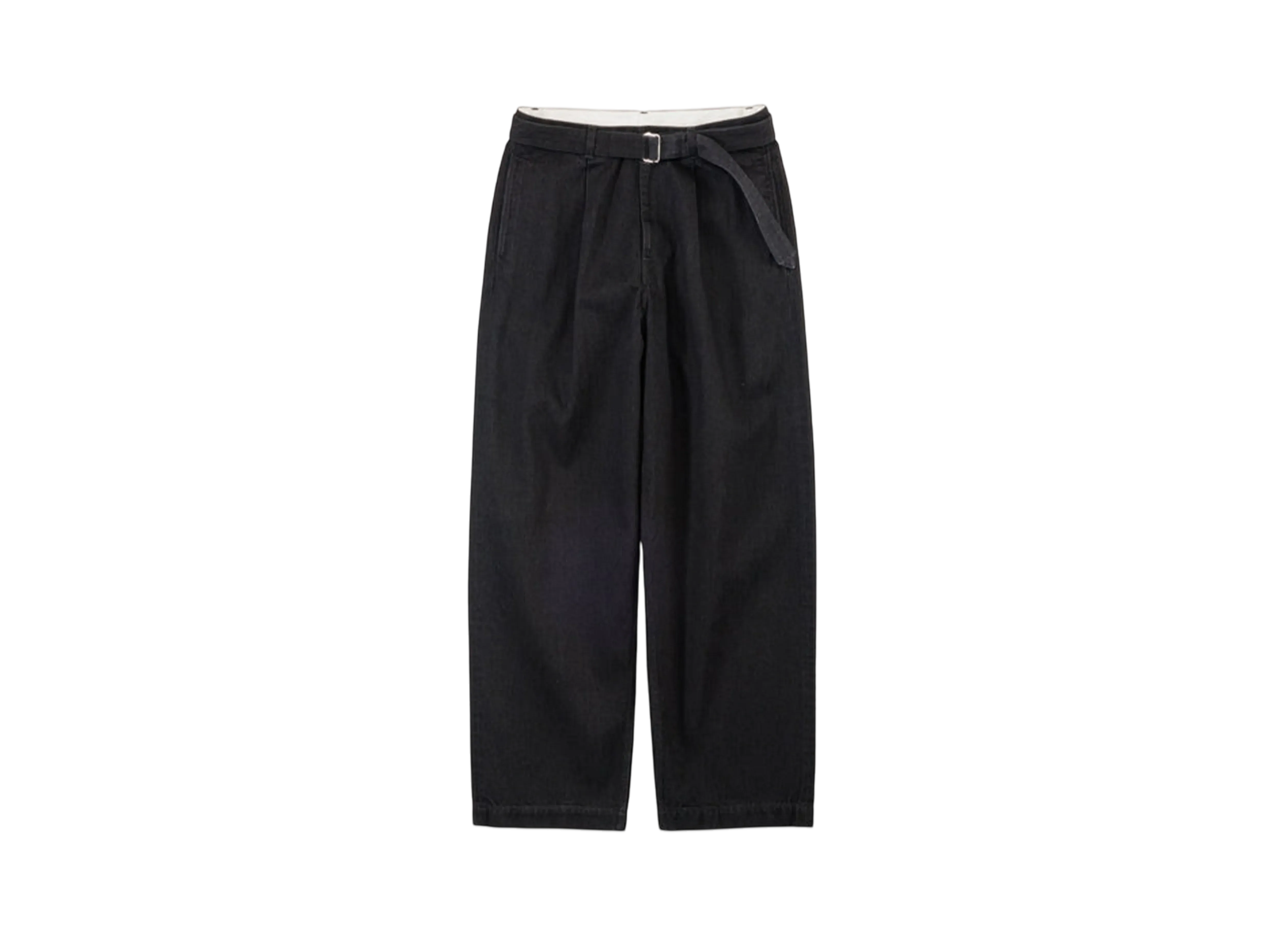 Graphpaper Selvage Denim Belted Pants Black