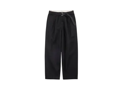 Graphpaper Selvage Denim Belted Pants Black