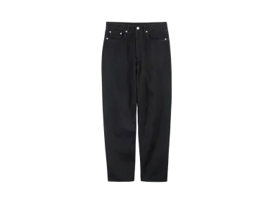 Graphpaper Selvage Denim Five Pocket Tapered Pants "Black Washed"