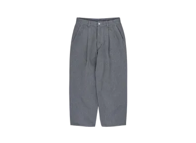 Graphpaper Colorfast Denim Two Tuck Pants "Grey"