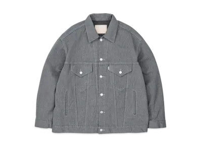 Graphpaper Colorfast Denim Trucker Jacket "Grey"