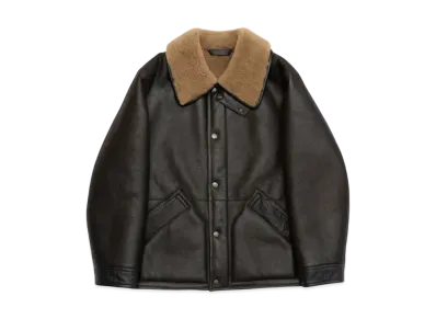 Graphpaper Shearling Coat "Espresso"