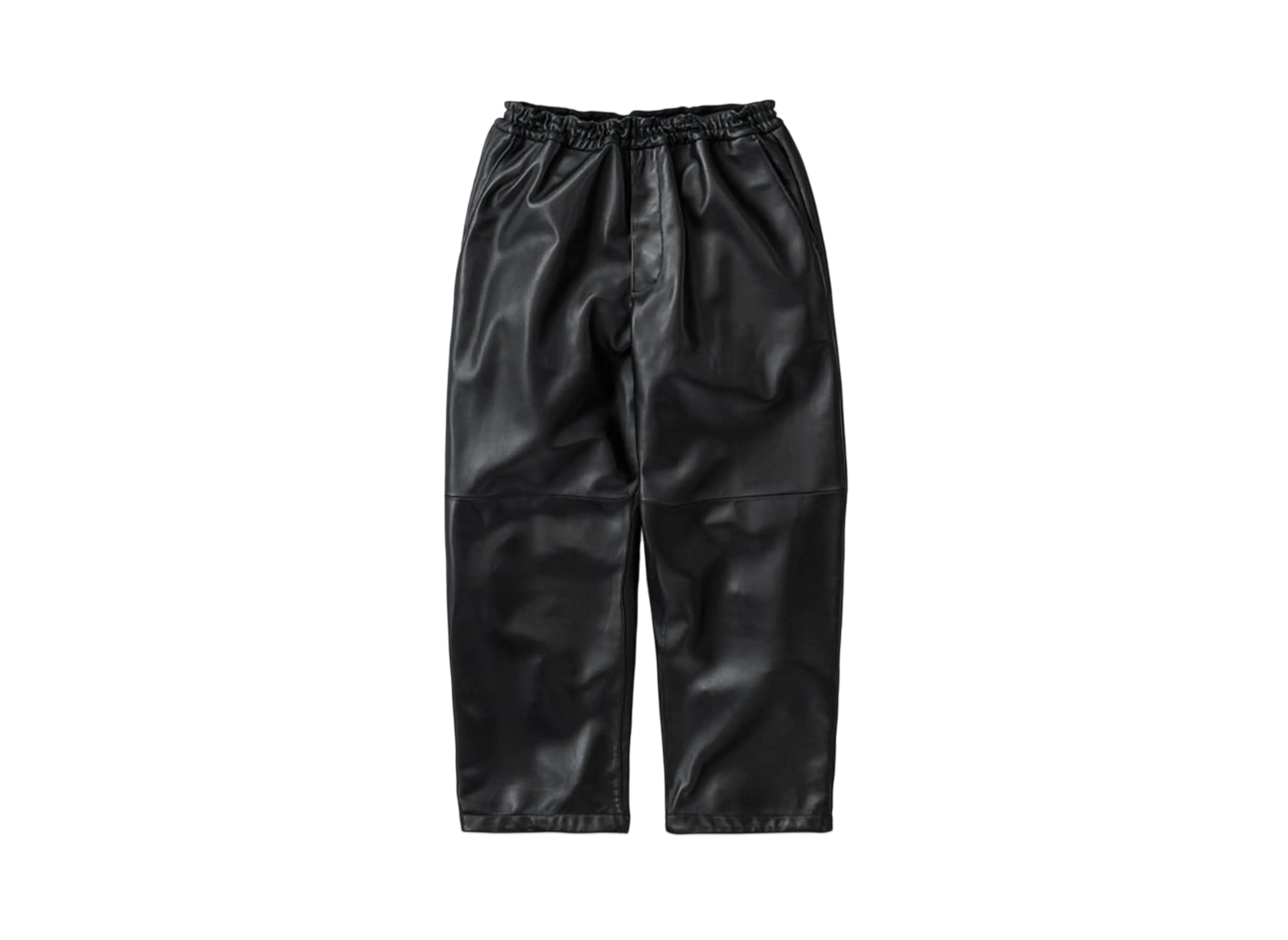 Graphpaper Sheep Leather Track Pants "Black"