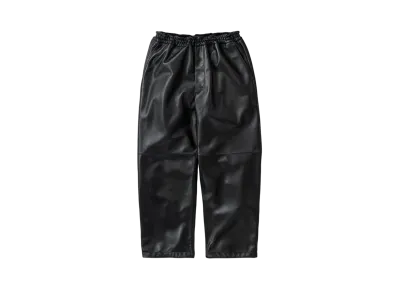 Graphpaper Sheep Leather Track Pants "Black"