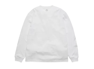 Graphpaper L/S Crew Neck Tee "White"