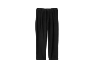 Graphpaper Supima Moleskin Tapered Trousers "Black"