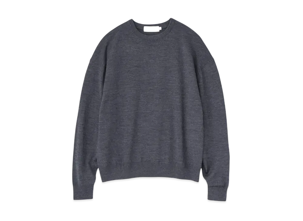 Graphpaper High Density Crew Neck Knit "Grey"