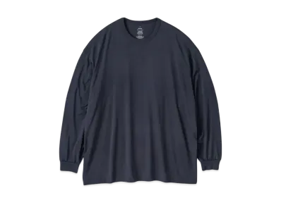 Graphpaper Wool Cordura L/S Tee "Navy"