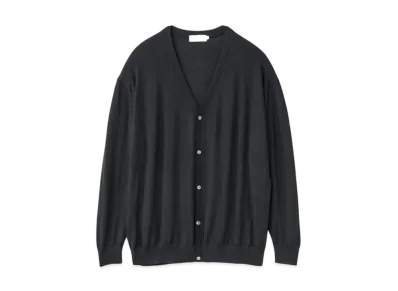 Graphpaper High Gauge Knit Cardigan "Black"