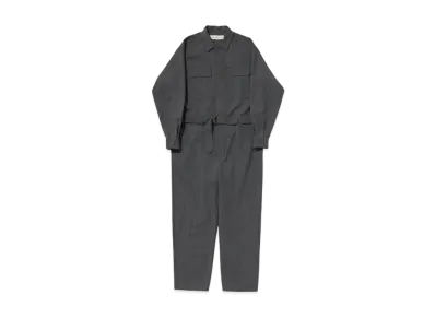 Graphpaper Jump Suit B "Grey Stripe"