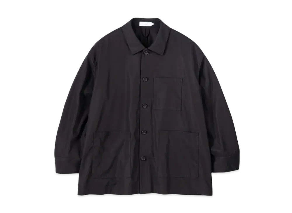 Graphpaper High Twist Gabardine Coverall Jacket "Black"