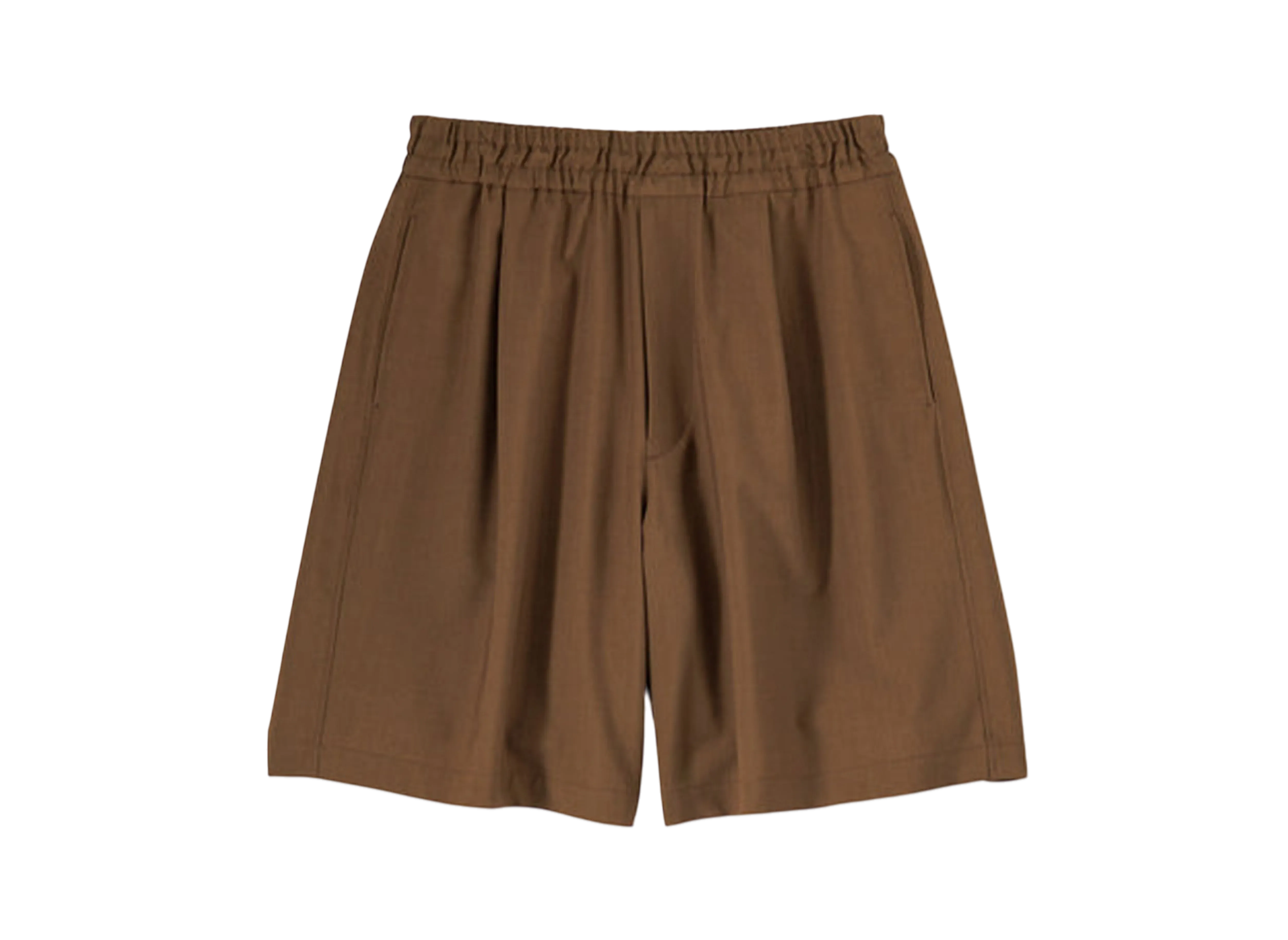 Graphpaper Tropical Wool Wide Shorts "Brown"