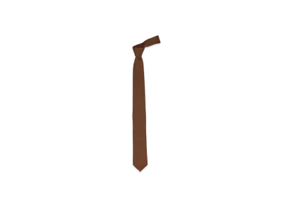 Graphpaper Techno Wool Nylon Necktie "Brown"