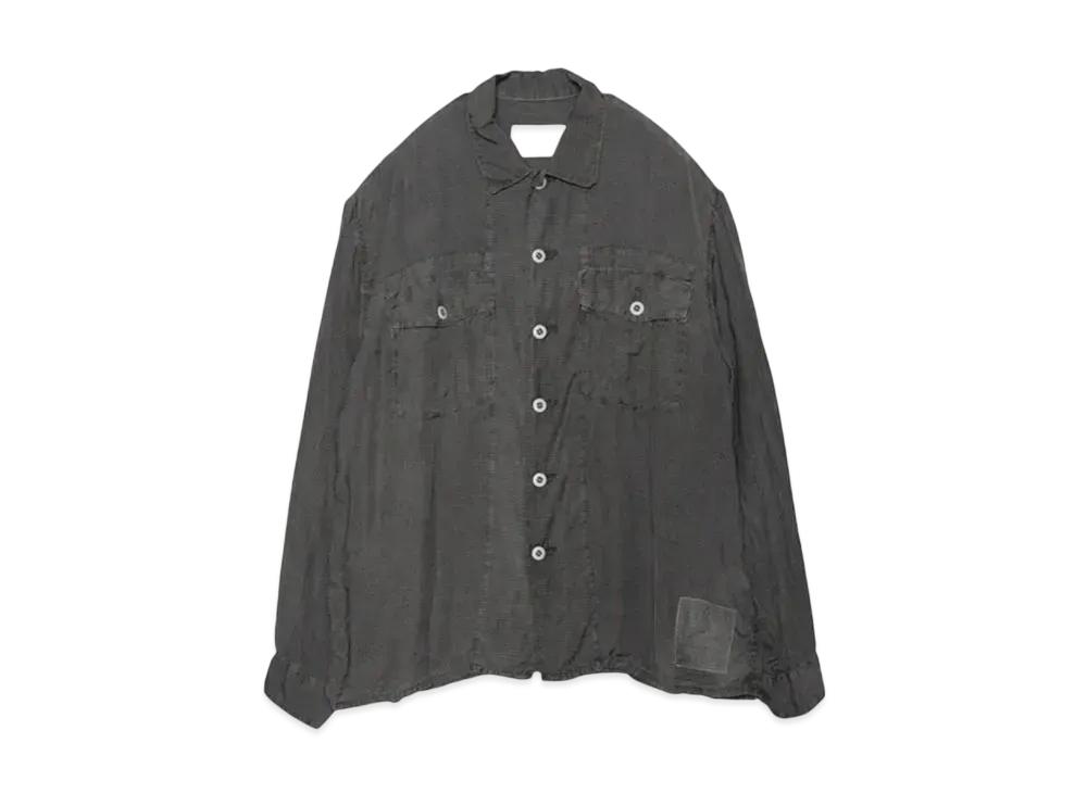 Graphpaper Utility Shirt Jacket "Sumikuro"