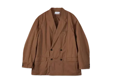 Graphpaper Garment Dyed Typewriter Oversized Double Jacket "Brown"