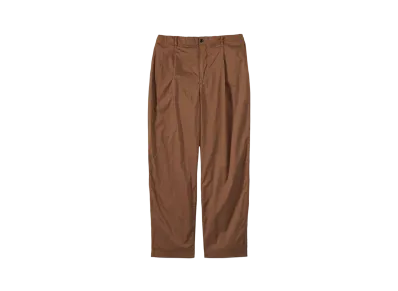 Graphpaper Garment Dyed Typewriter Oversized Slacks "Brown"