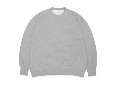 Graphpaper Loopwheeler For Graphpaper Classic Crew Neck Sweat "H.Grey"
