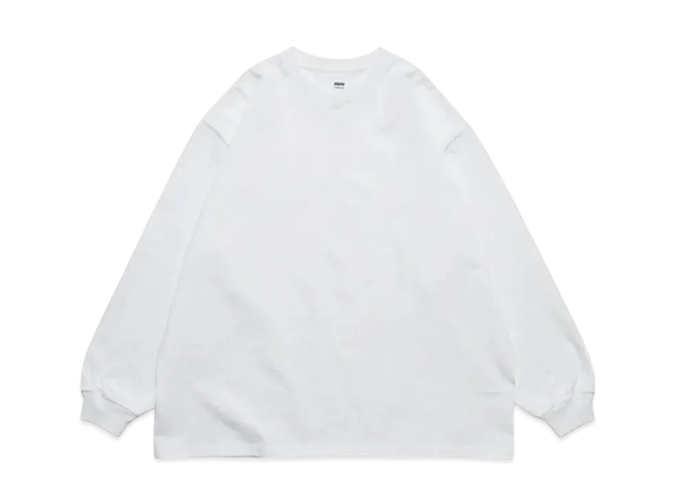 Graphpaper Heavy Weight L/S Oversized Tee "White"