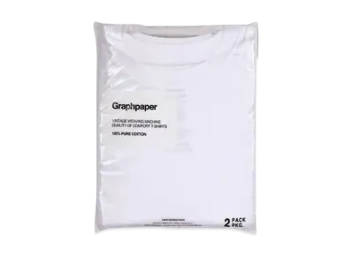 Graphpaper 2-Pack Crew Neck Tee "White"