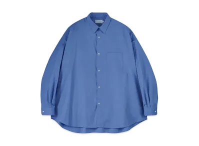 Graphpaper Alumo For Gp L/S Oversized Regular Collar Shirt "Blue"