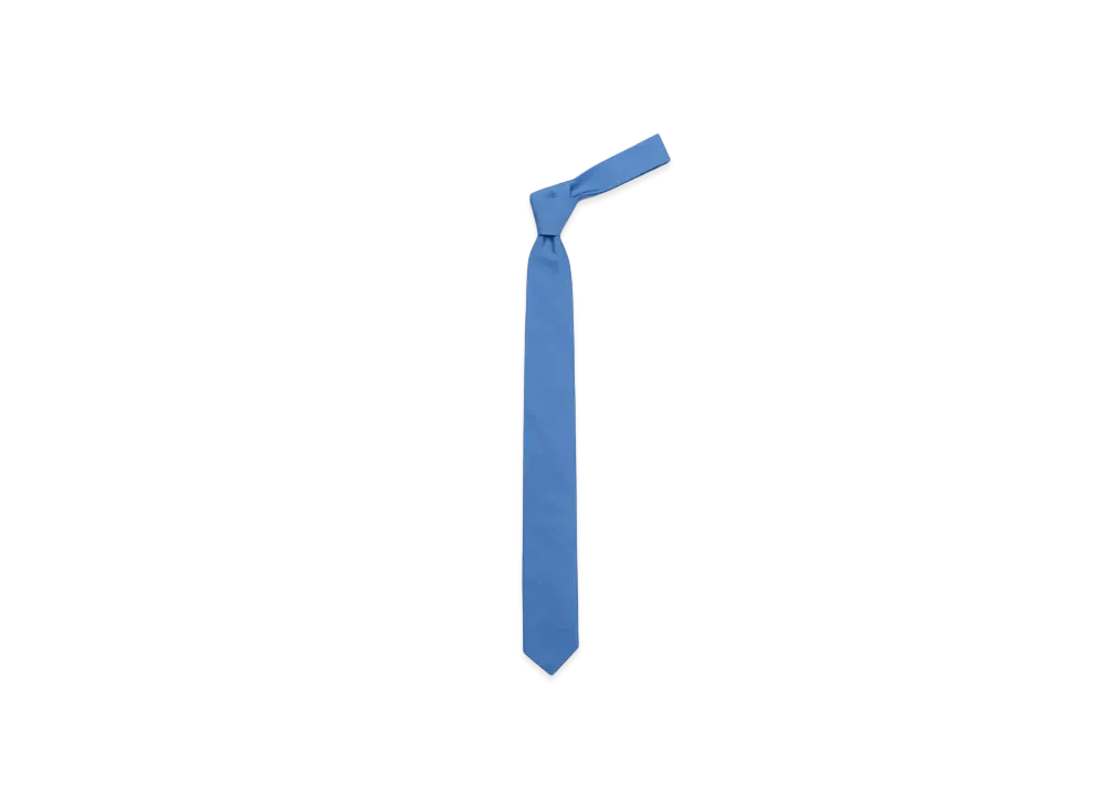 Graphpaper Alumo For Gp Cotton Necktie "Blue"