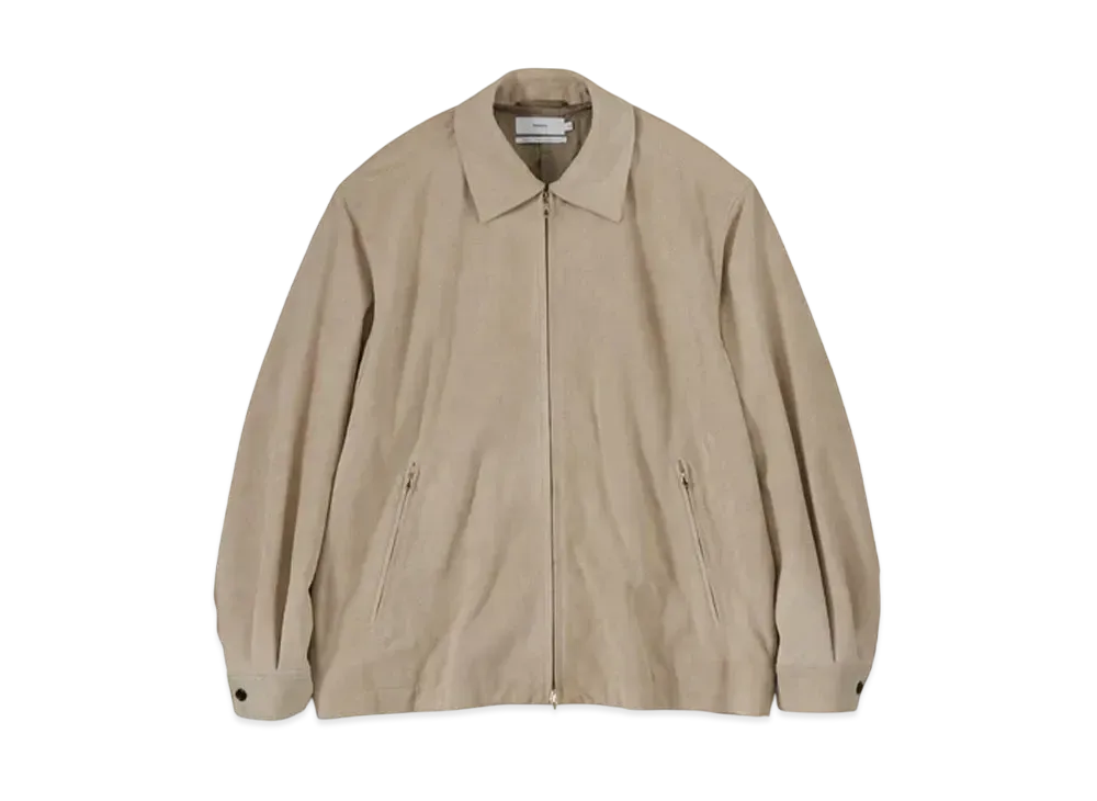 Graphpaper Goat Suede Blouson "Beigh"