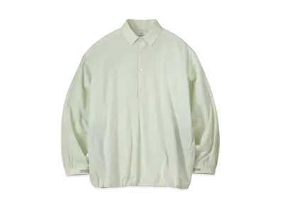 Graphpaper Seersucker Pullover Shirt "Pale Green"