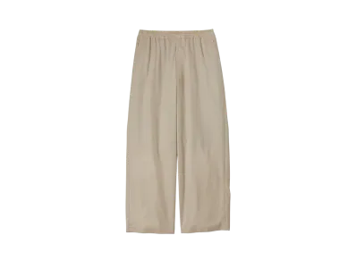 Graphpaper Extra Fine Wool Easy Wide Pants "Beige"