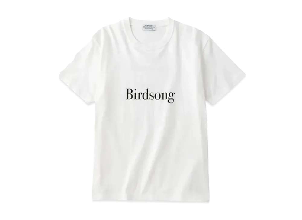 Graphpaper 0559 Birdsong T-Shirt "White"