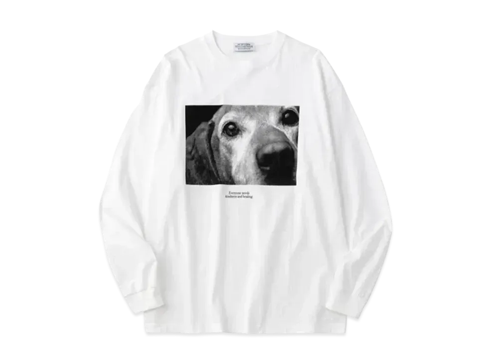 Graphpaper 0576 Kindness&Healing 2 L/S T-Shirt "White"