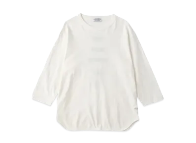 Graphpaper 0552 Pmd Logo 3/4 Sleeve T-Shirt "White"