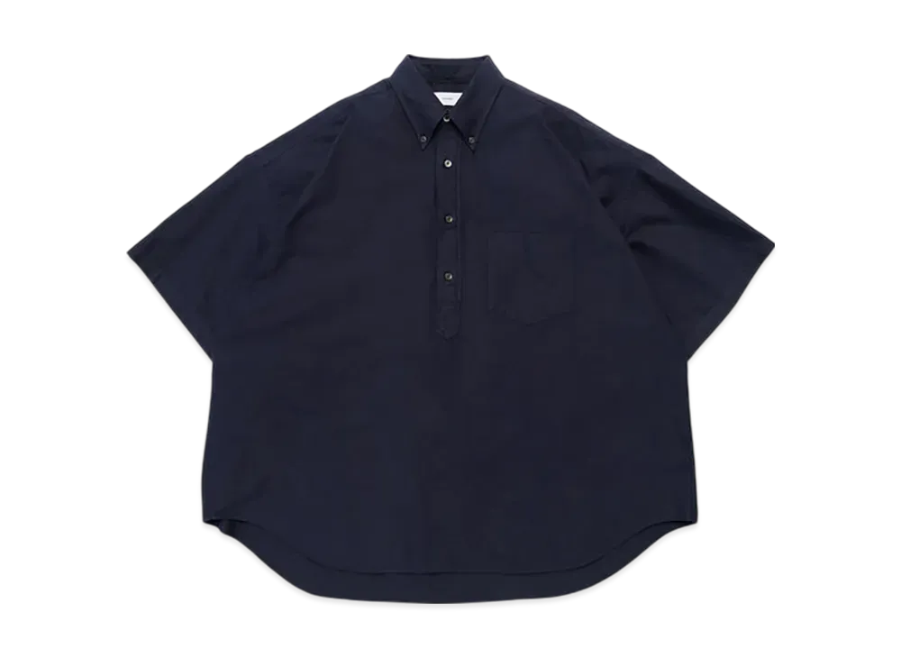Graphpaper Oxford S/S Oversized B.D Pullover Shirt "White"