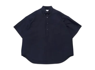 Graphpaper Oxford S/S Oversized B.D Pullover Shirt "White"
