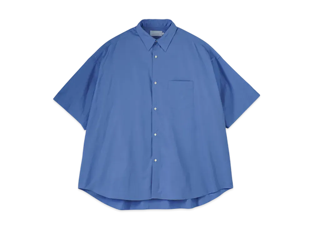 Graphpaper Alumo For Gp S/S Oversized Regular Collar Shirt "Blue"