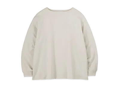 Graphpaper Recycled Cotton Jersey Boat Neck "Ecru"