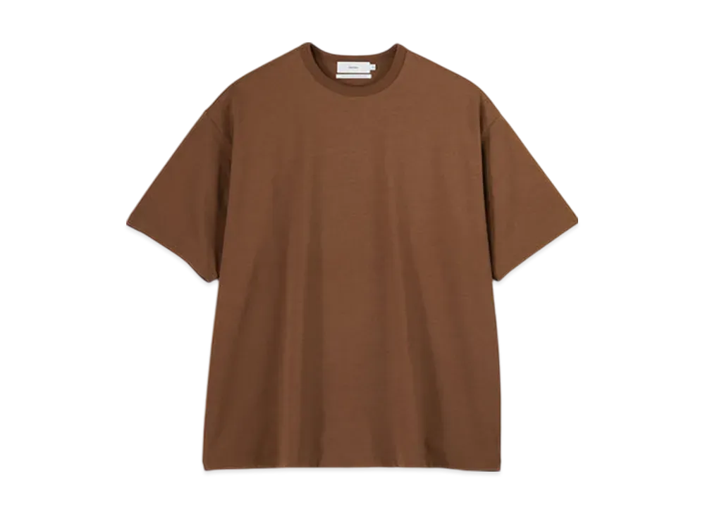 Graphpaper Recycled Cotton Jersey S/S Tee "Brown"