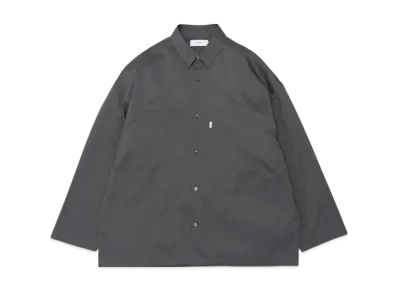 Graphpaper Solotex Twill L/S Oversized Box Shirt "Gray"