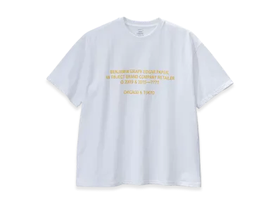 Graphpaper x Benjamin Graph Edgar Paper S/S Oversized Tee "White/Yellow"