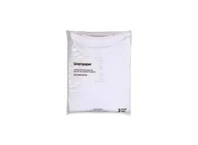Graphpaper 2 Pack Crew Neck Tee "Black"