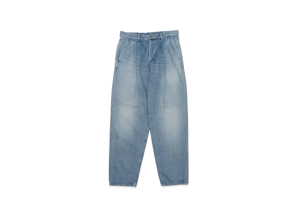 Graphpaper Selvage Denim Two Tuck Tapered Pants "Indigo"