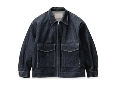 Graphpaper Selvage Denim Zip Jacket "Indigo"