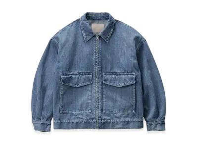 Graphpaper Selvage Denim Zip Jacket "Indigo"