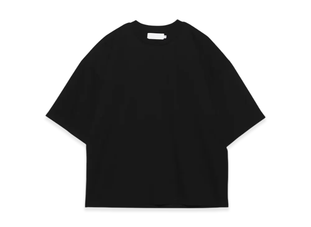 Graphpaper Fine Smooth Crew Neck Tee "Black"