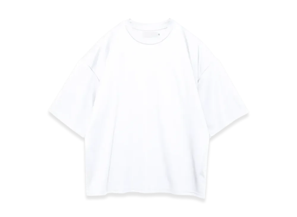 Graphpaper Fine Smooth Crew Neck Tee "White"