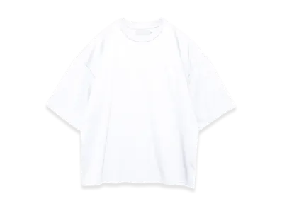 Graphpaper Fine Smooth Crew Neck Tee "White"