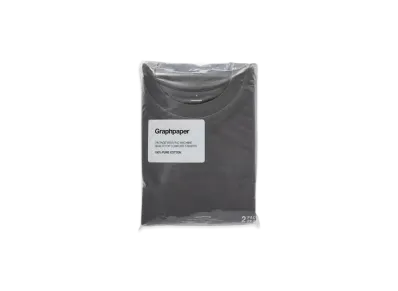 Graphpaper 2-Pack Crew Neck Tee "Gray"