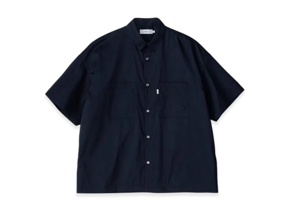 Graphpaper Solotex Twill S/S Oversized Box Shirt "Navy"