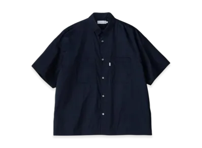 Graphpaper Solotex Twill S/S Oversized Box Shirt "Navy"