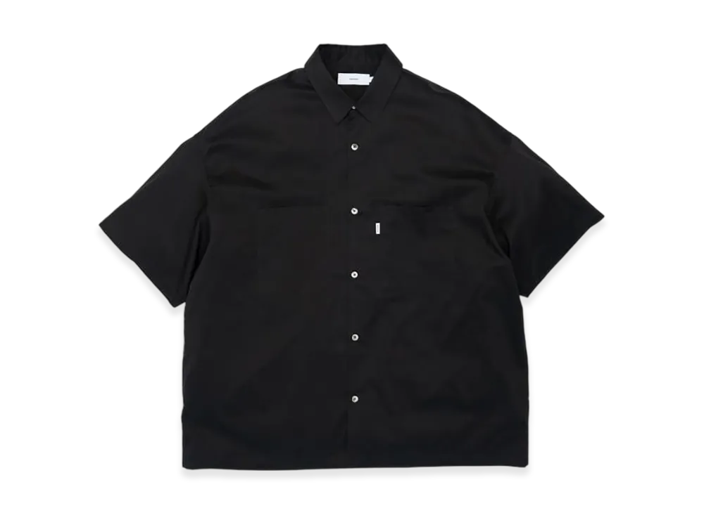 Graphpaper Solotex Twill S/S Oversized Box Shirt "Black"