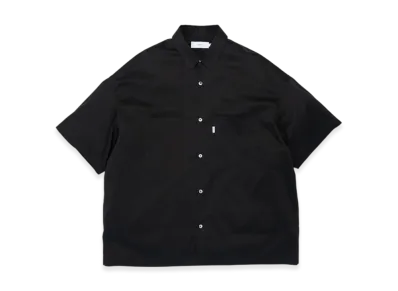 Graphpaper Solotex Twill S/S Oversized Box Shirt "Black"